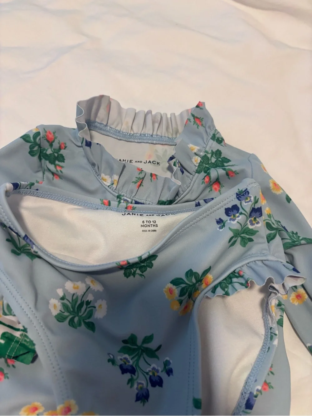 GAP + Janie and Jack Floral Swimsuits for baby girls